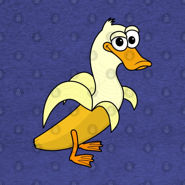 Funny Cartoon Banana Duck Hybrid Humor Meme by AlKap